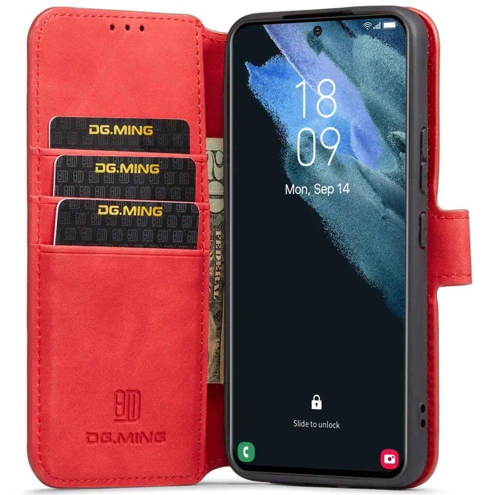 DG.MING Samsung Galaxy S22 Plus Retro Case - Red