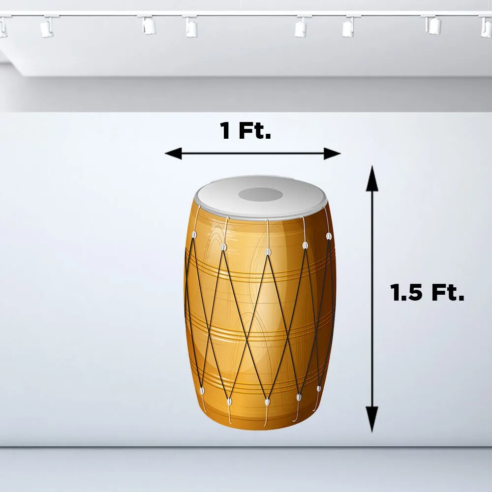 Dhol - Holi Theme Cutout