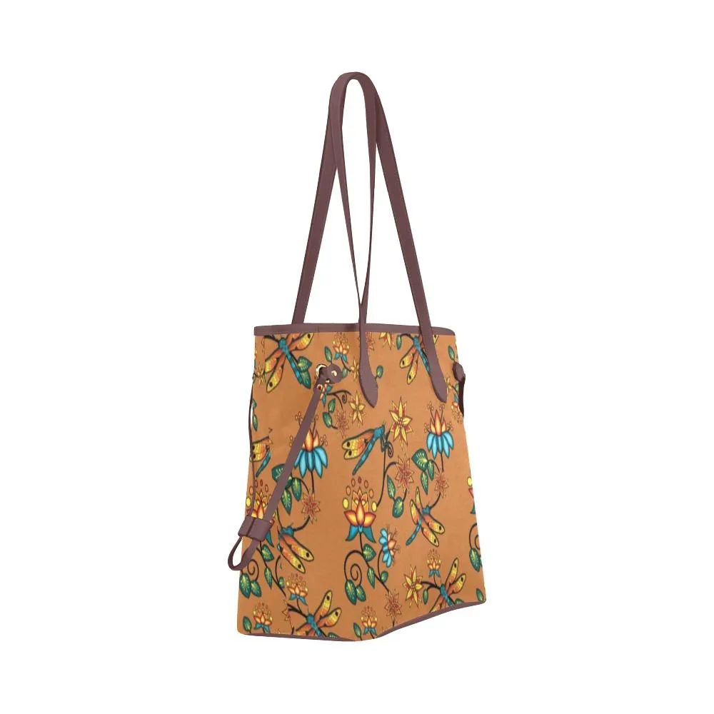 Dragon Lily Sierra Clover Canvas Tote Bag