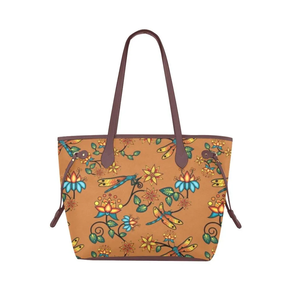 Dragon Lily Sierra Clover Canvas Tote Bag