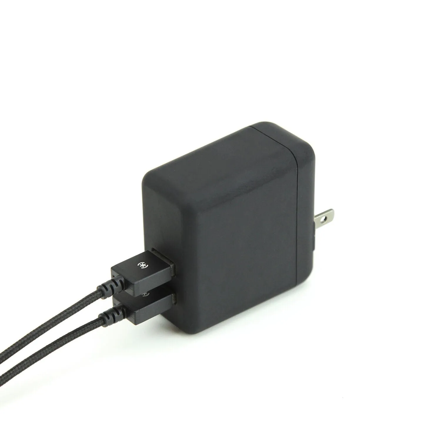 Dual USB Wall Charger (5V/2.4A) with soft touch