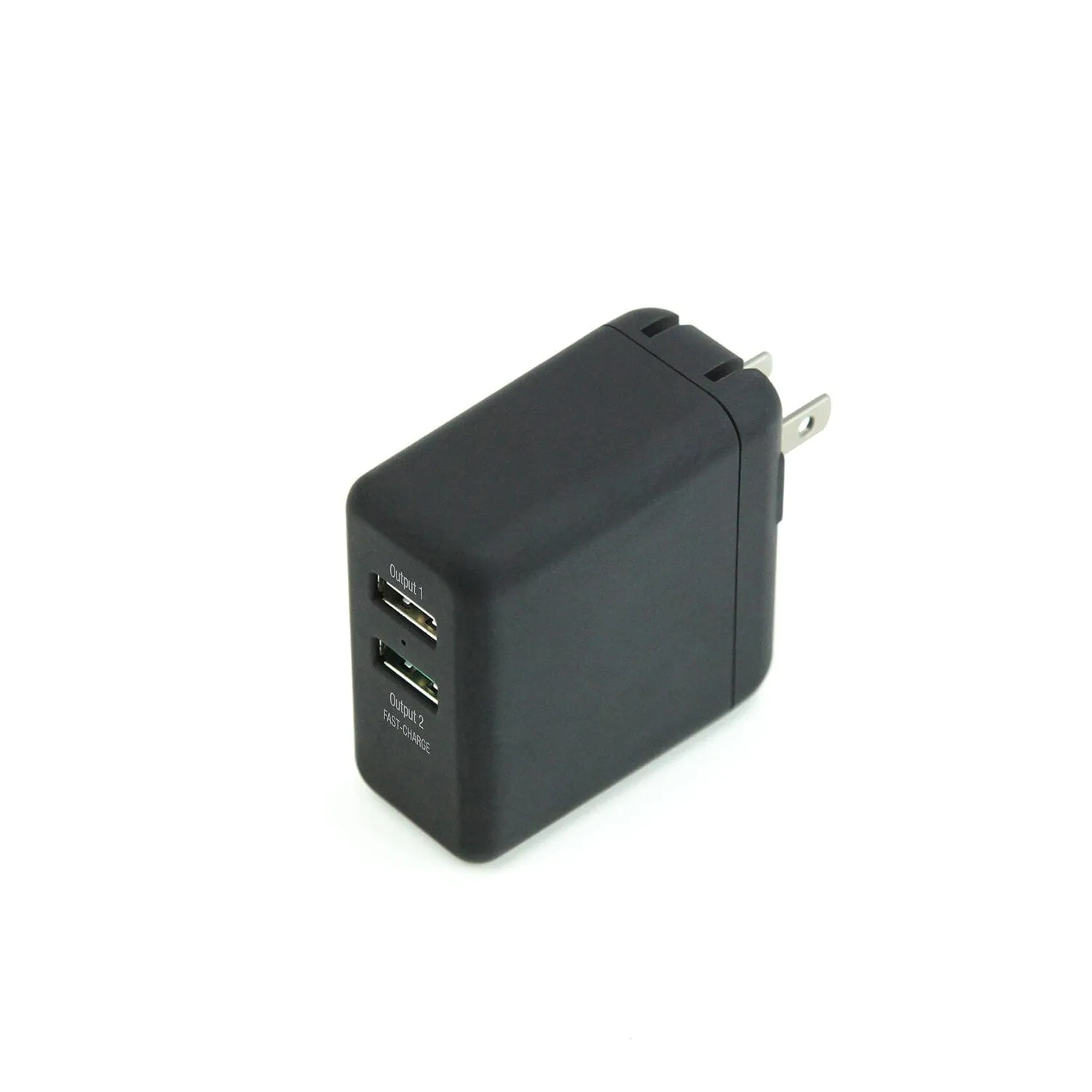 Dual USB Wall Charger (5V/2.4A) with soft touch