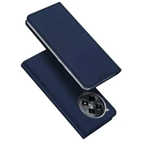 DUX DUCIS Skin Pro Faux Leather Wallet Flip Case for OnePlus Ace 3 / 12R - Blue