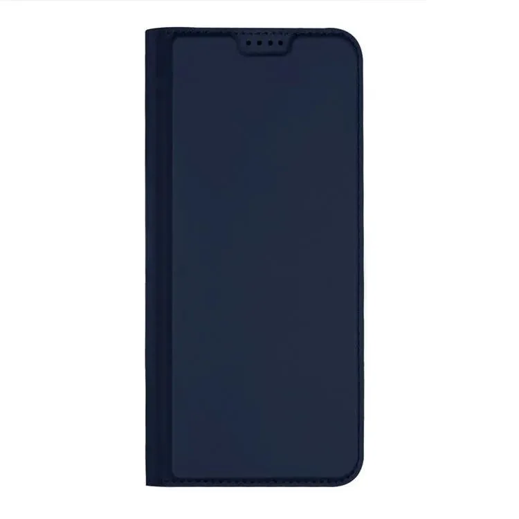 DUX DUCIS Skin Pro Faux Leather Wallet Flip Case for Xiaomi Redmi 14C / 14R - Blue