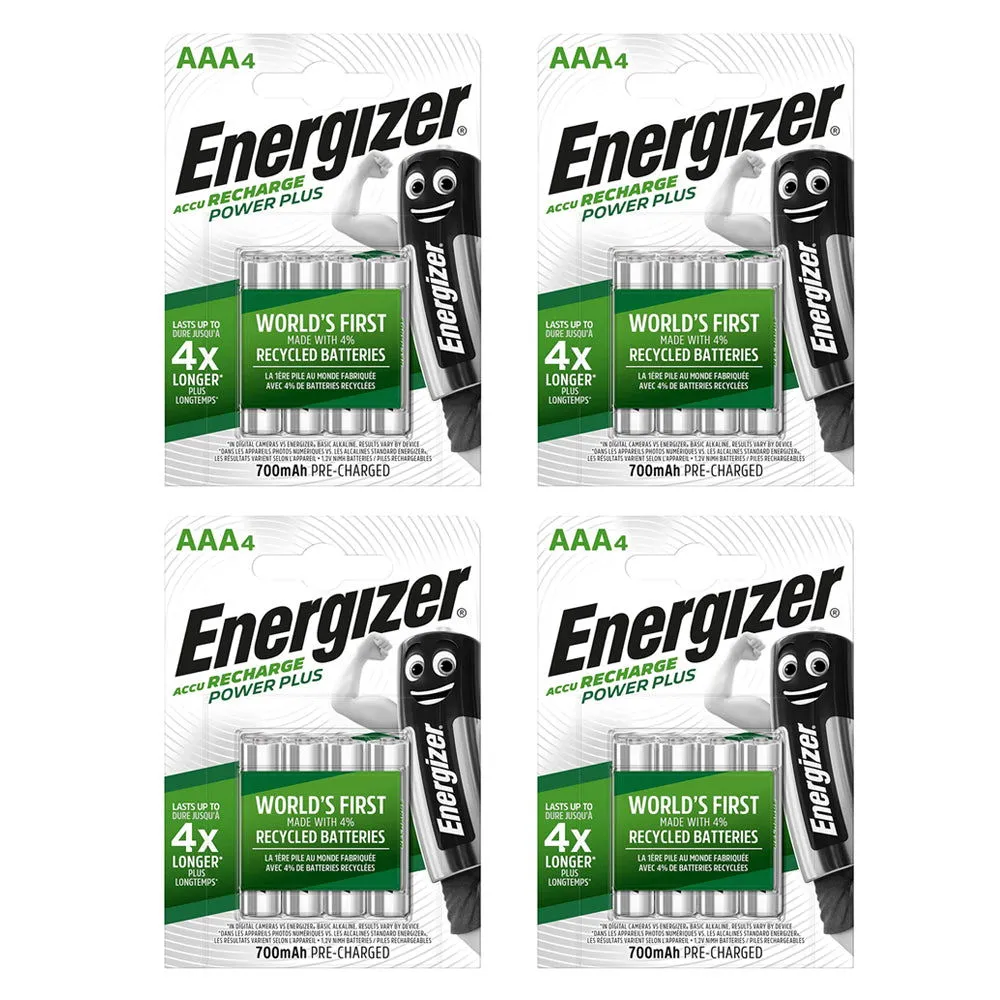 Energizer AAA 700mAh Battery Rechargeable Pre-Charged Batteries