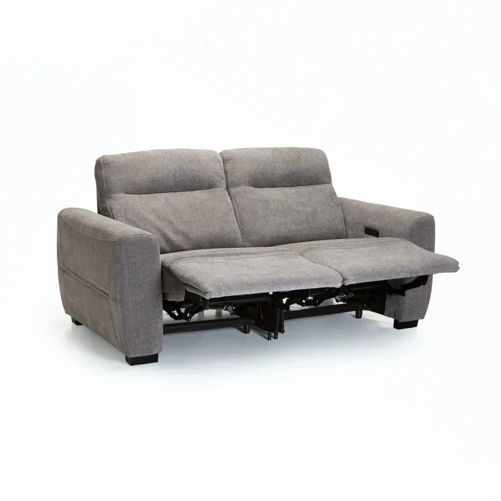 ENZO FABRIC ELECTRIC POWER 2 SEATER RECLINER