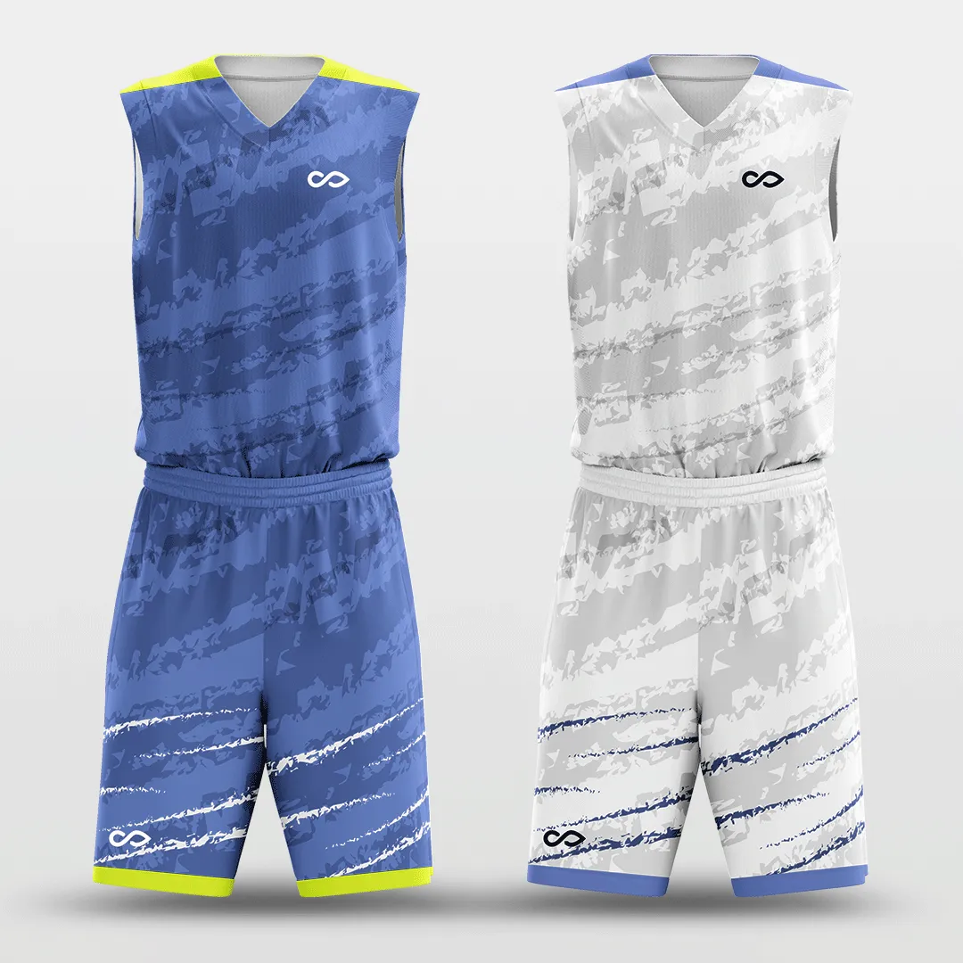 Floating Cloud - Customized Reversible Sublimated Basketball Set