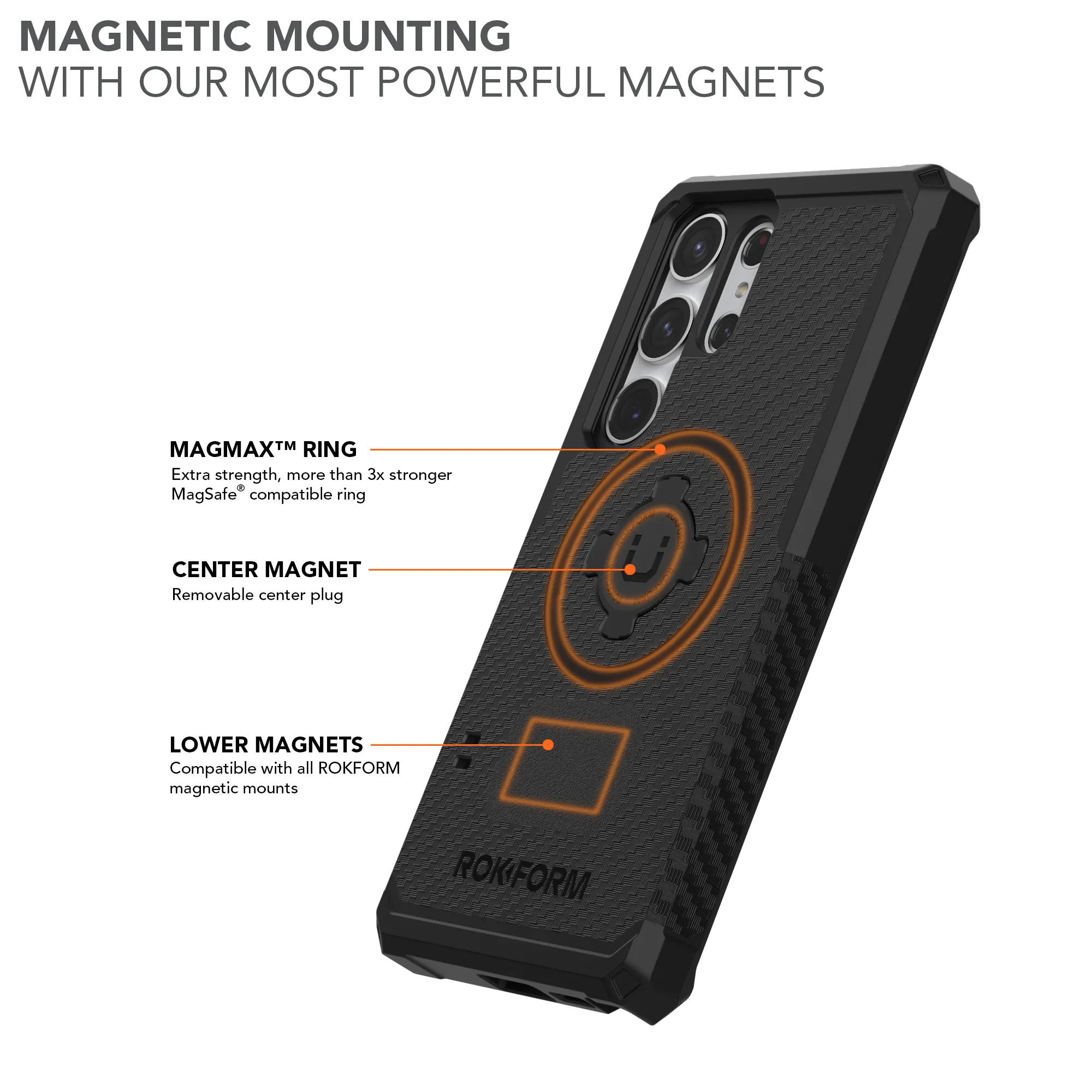 Galaxy S23 ULTRA Magnetic Rugged Case