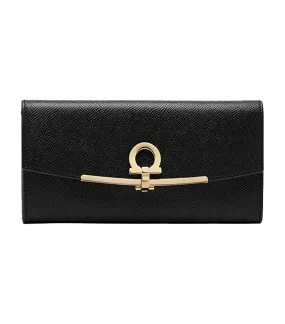 Gancini Continental Wallet Black