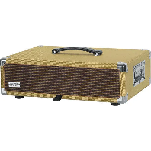 Gator GR-RETRORACK-2TW Vintage Amp Vibe Rack Case - 2U Tweed