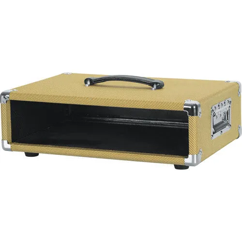 Gator GR-RETRORACK-2TW Vintage Amp Vibe Rack Case - 2U Tweed