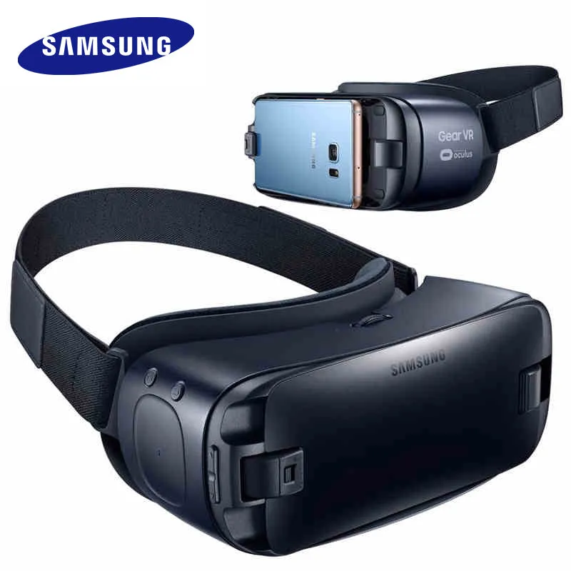 Gear VR 4.0 3D Glasses Gyro Sensor Virtual Reality Headset for Samsung Galaxy S8 S8  Note7 Note5 S6 S6 S7 with controll