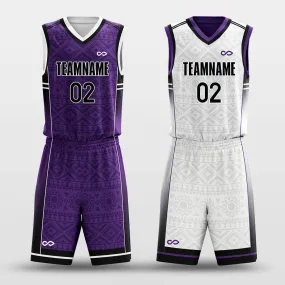 Geometric Patterns - Customized Reversible Basketball Jersey Set Design