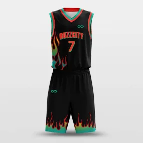 Ghost Fire - Custom Sublimated Basketball Uniform Set