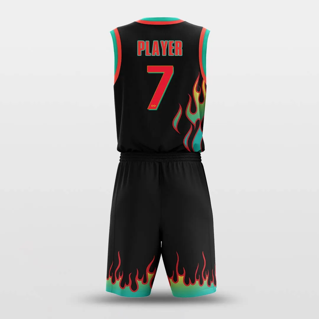 Ghost Fire - Custom Sublimated Basketball Uniform Set