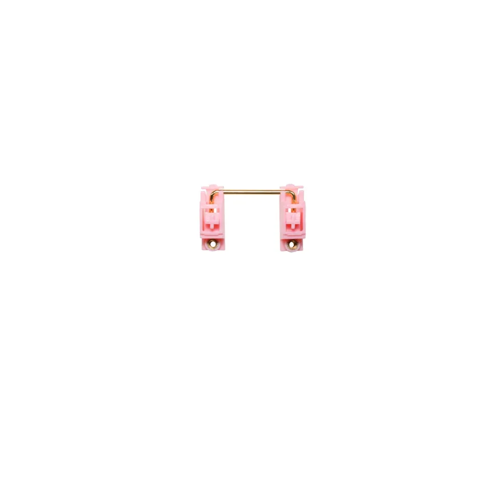 GKs Gold coated Pcb screw in Stabilizer pink blue mechanical keyboard