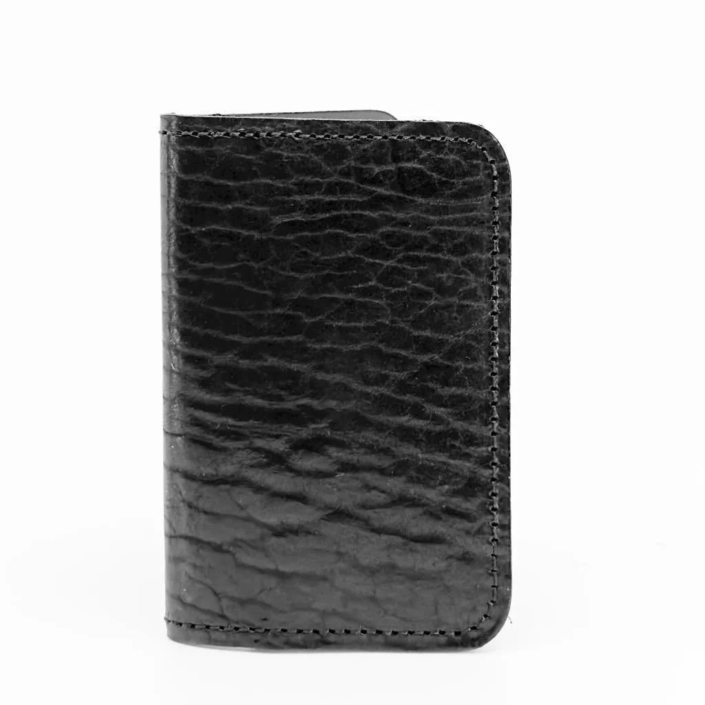 Glazed Shrunk Bison Mini Wallet