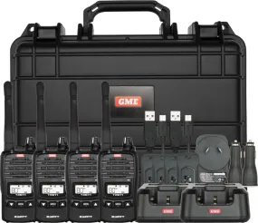 GME 2 Watt UHF CB Handheld Radio - Quad Pack | TX677QP