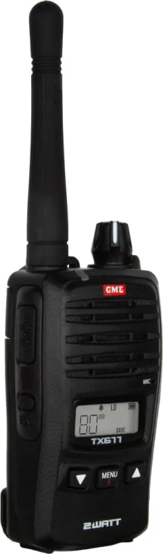 GME 2 Watt UHF CB Handheld Radio - Quad Pack | TX677QP