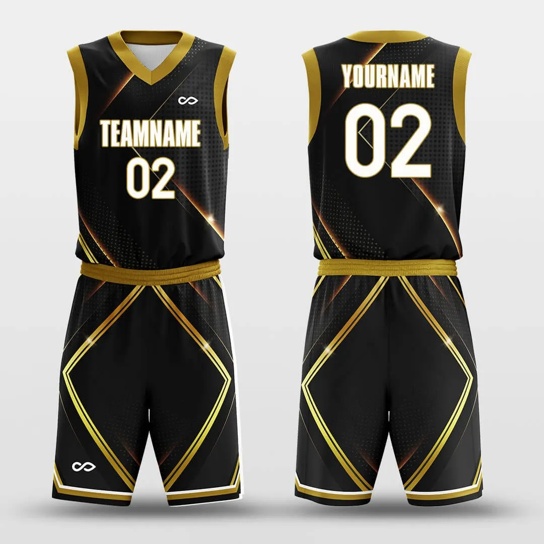 Golden Energy - Customized Basketball Jersey Set Sublimated