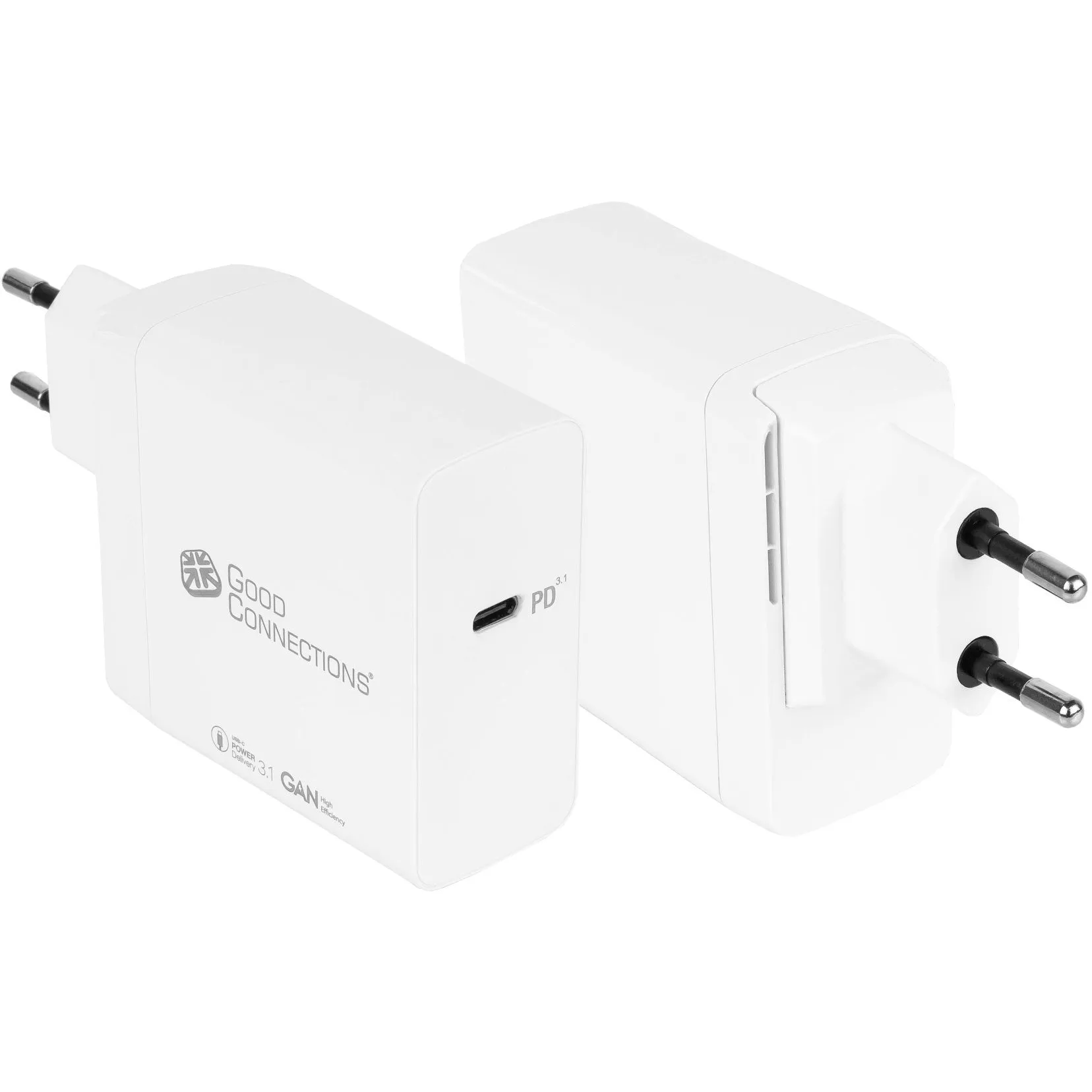 Goodconnections Charger 140W Usb-C Qc5.0 Incl. 1,2M Usb-C Cable Weiß