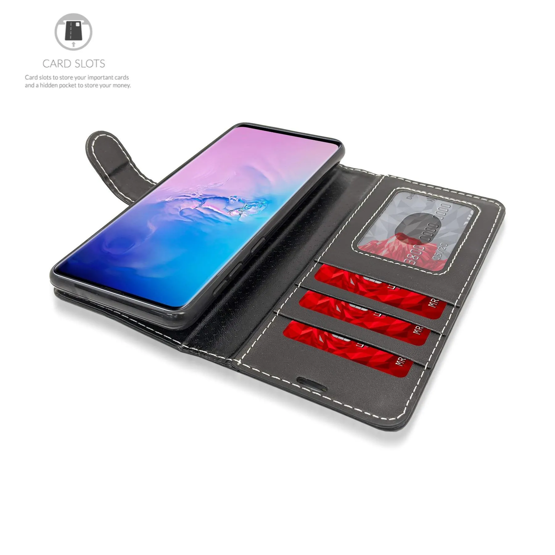 Google Pixel 2 XL Flip Folio Book Wallet Case