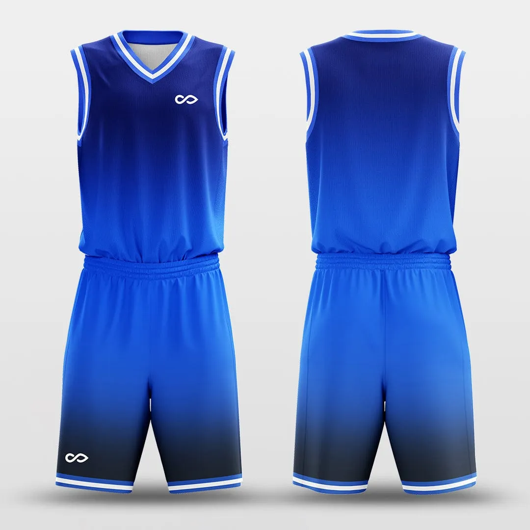 Gradient Blue - Customized Basketball Jersey Design