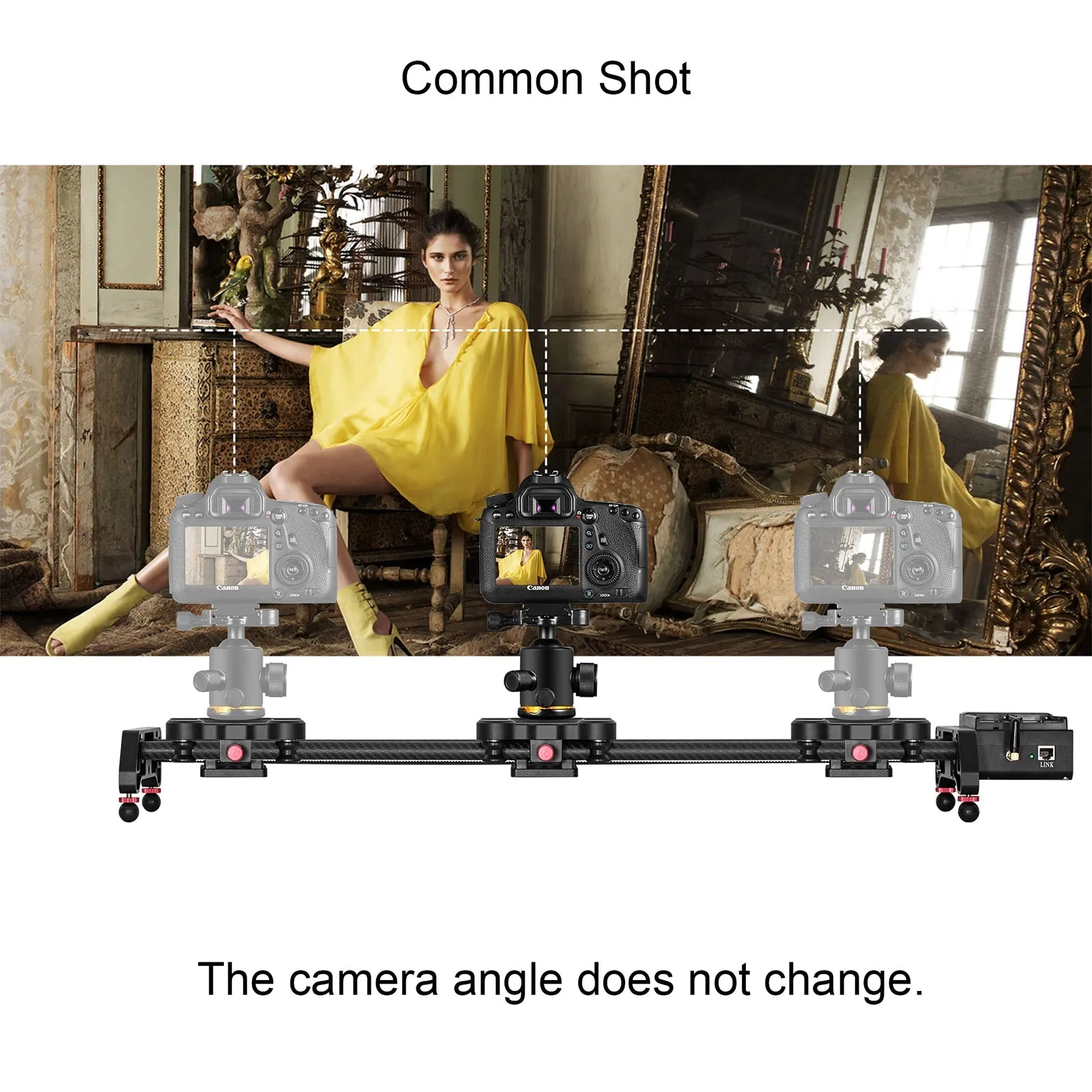 GVM GT-80WD Wireless Carbon Fiber Motorized Camera Slider