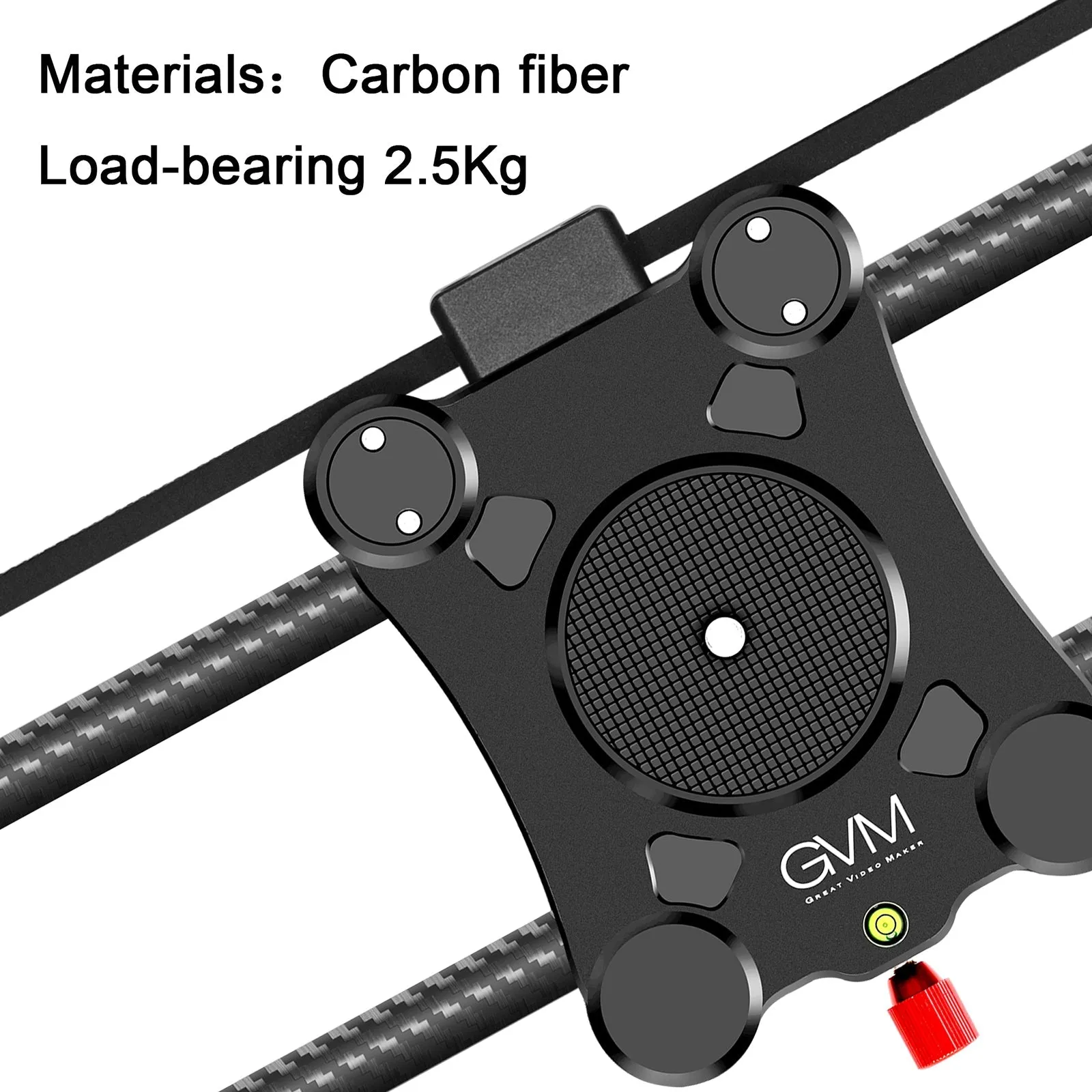 GVM GT-80WD Wireless Carbon Fiber Motorized Camera Slider