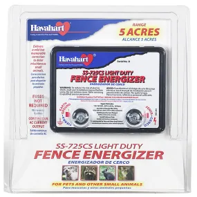 Havahart SS-725CS Light Duty AC-Powered Fence Energizer, 5 Acre