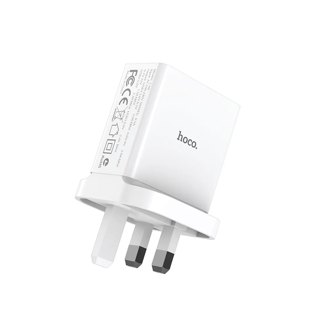 HOCO QC 3.0 3 Port Fast Charging Adapter