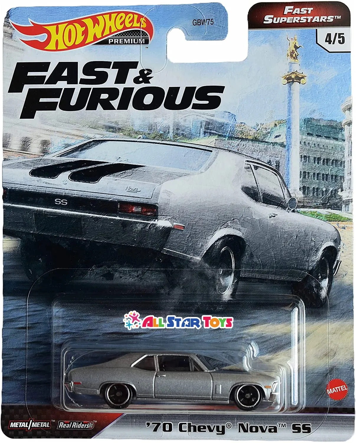 Hot Wheels Premium 1:64 Fast & Furious Fast Superstar M Case GBW75-956M