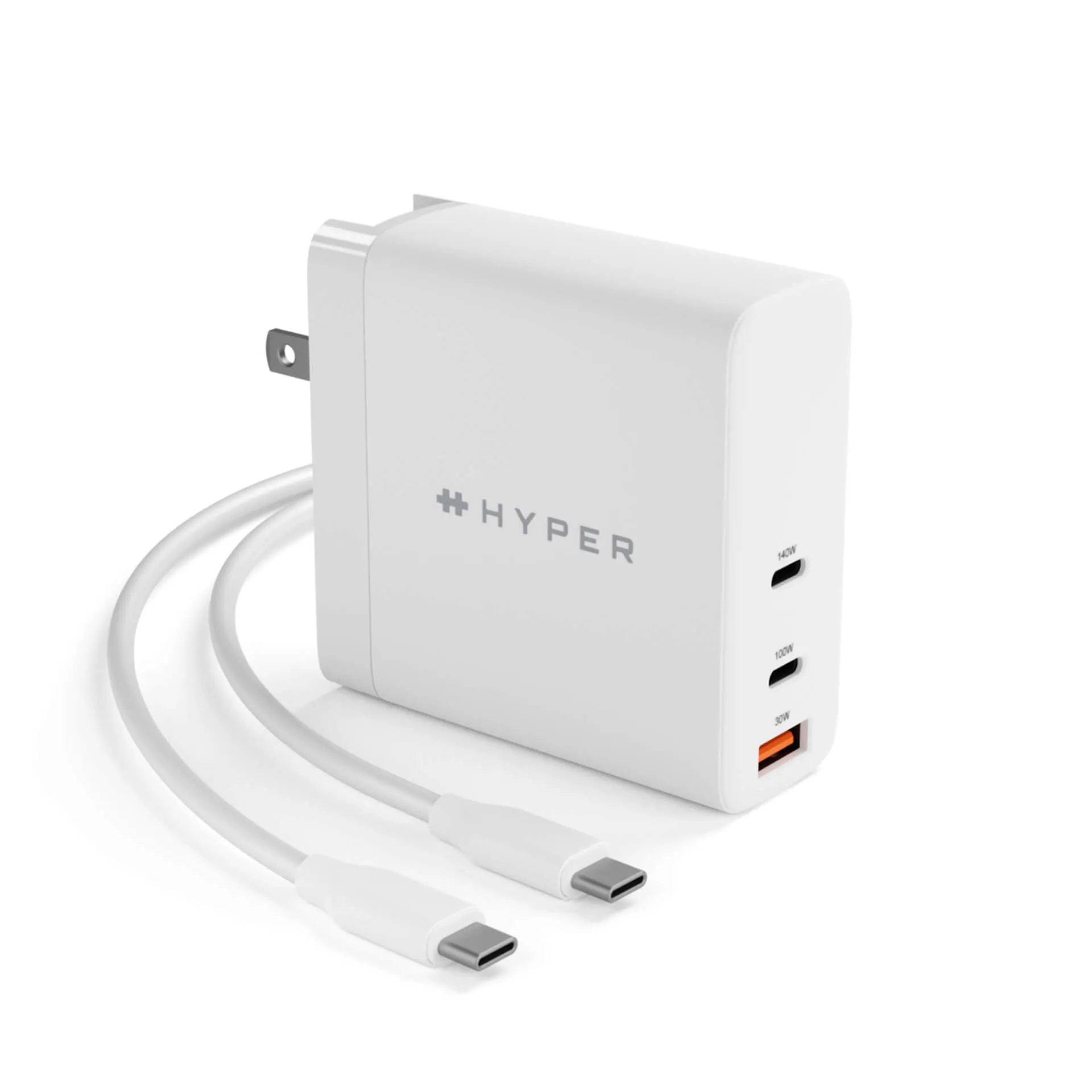 HyperJuice 140W Charger with Travel Adapters