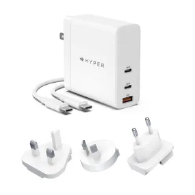 HyperJuice 140W Charger with Travel Adapters