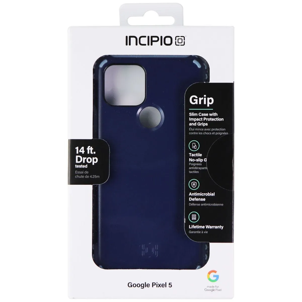 Incipio Grip Series Hard Case for Google Pixel 5 - Midnight Blue