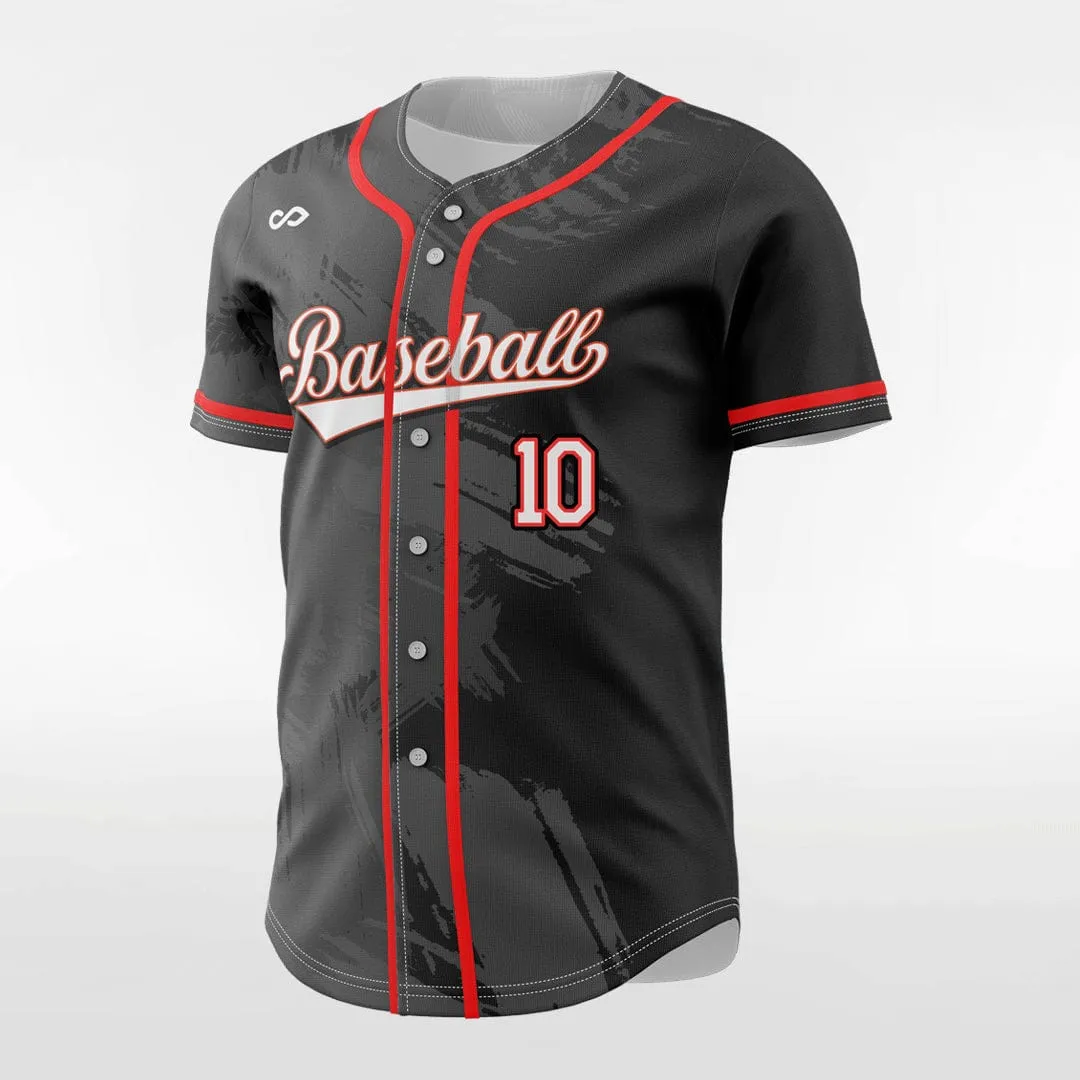 Ink 2 - Customized Men's Sublimated Button Down Baseball Jersey