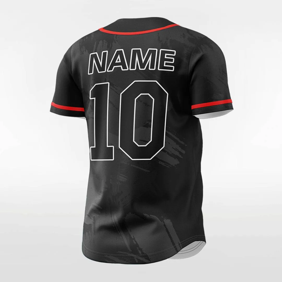 Ink 2 - Customized Men's Sublimated Button Down Baseball Jersey