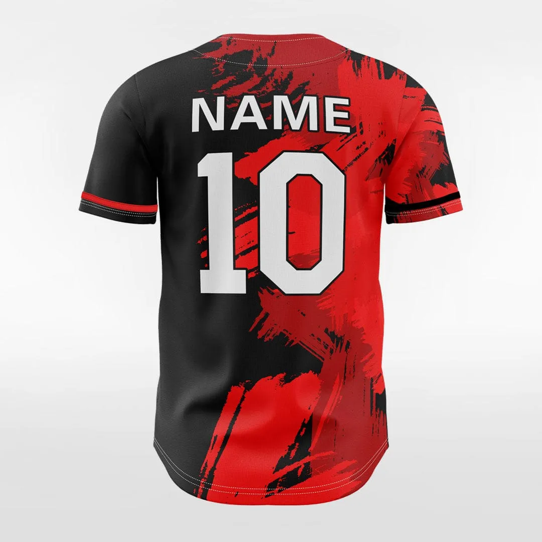 Ink 2 - Customized Men's Sublimated Button Down Baseball Jersey