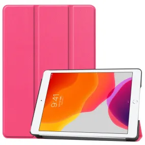 iPad 10.2 (2021) / (2020) / (2019) tri-fold PU leather flip case - Rose