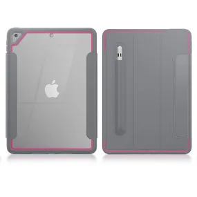 iPad (2018) elegant tri-fold case - Grey / Rose