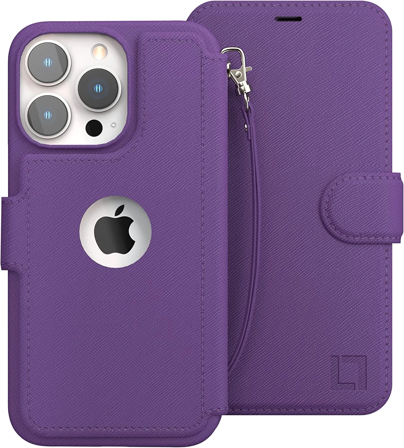 iPhone 14 Pro Max Case Wallet Women and Men Case with Card Holder