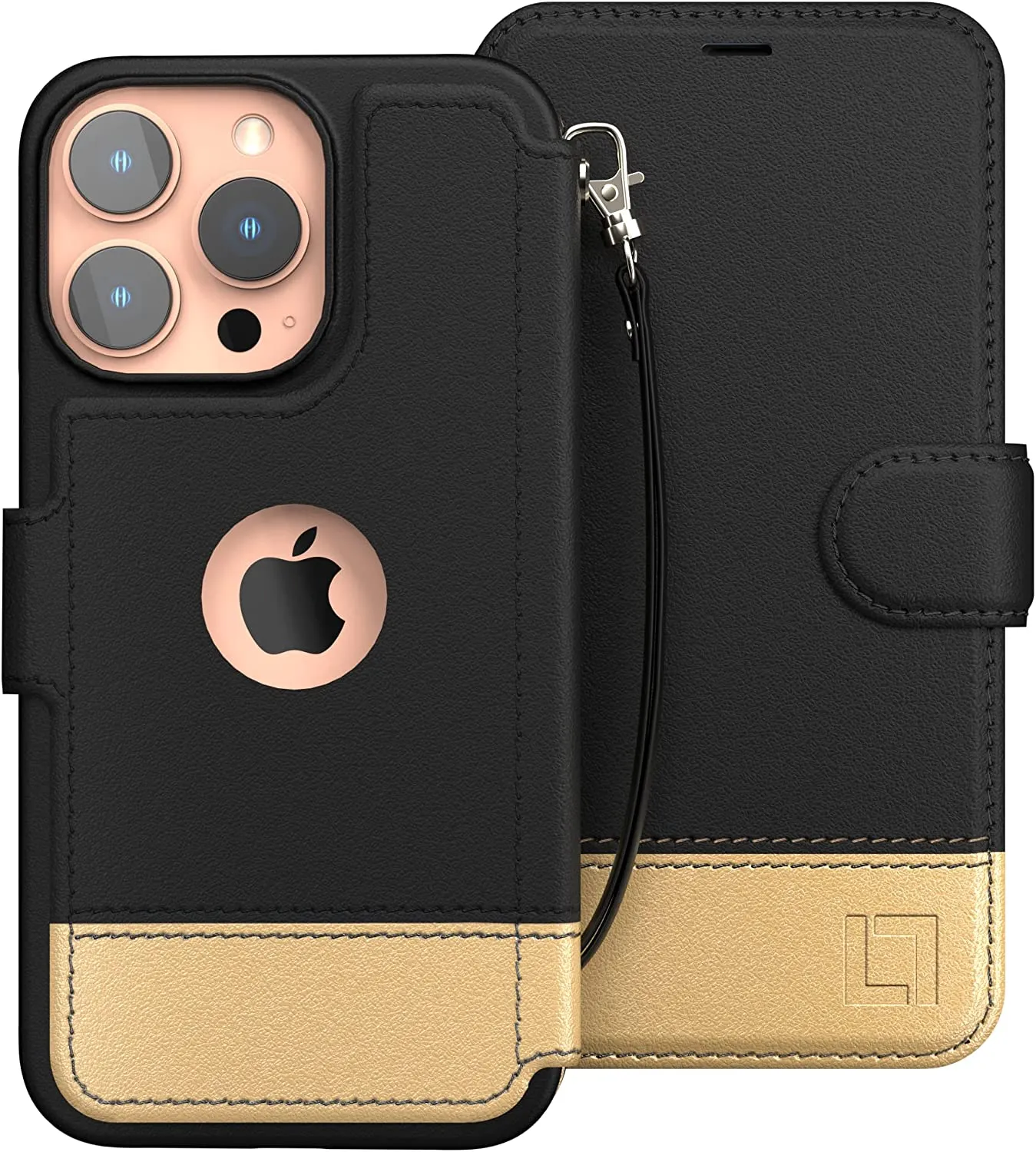 iPhone 14 Pro Max Case Wallet Women and Men Case with Card Holder