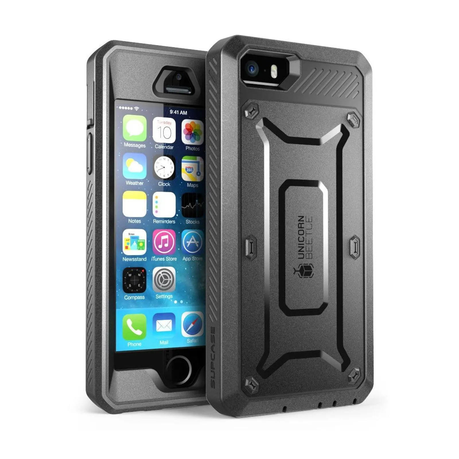 iPhone 5 Unicorn Beetle PRO Rugged Holster Case-Black