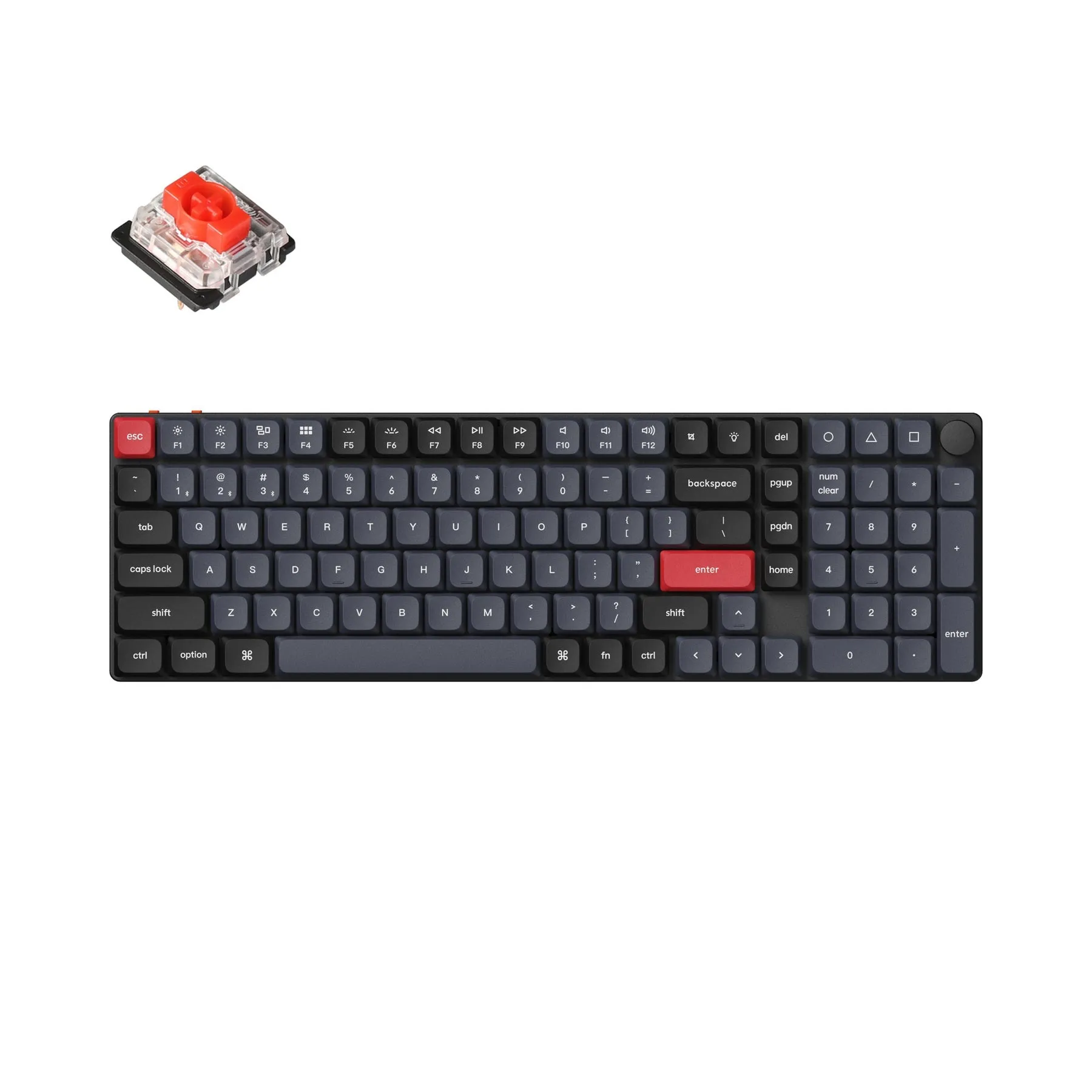 Keychron K17 Pro QMK/VIA Wireless Custom Mechanical Keyboard (US ANSI Layout)