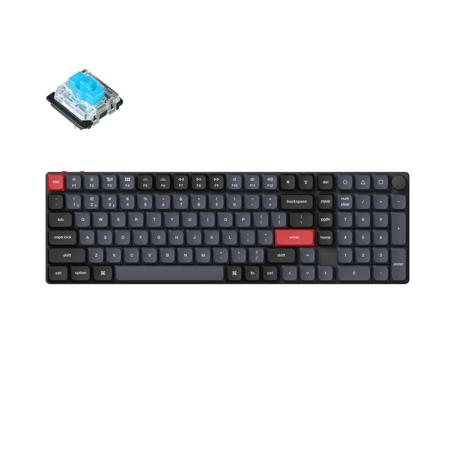 Keychron K17 Pro QMK/VIA Wireless Custom Mechanical Keyboard (US ANSI Layout)