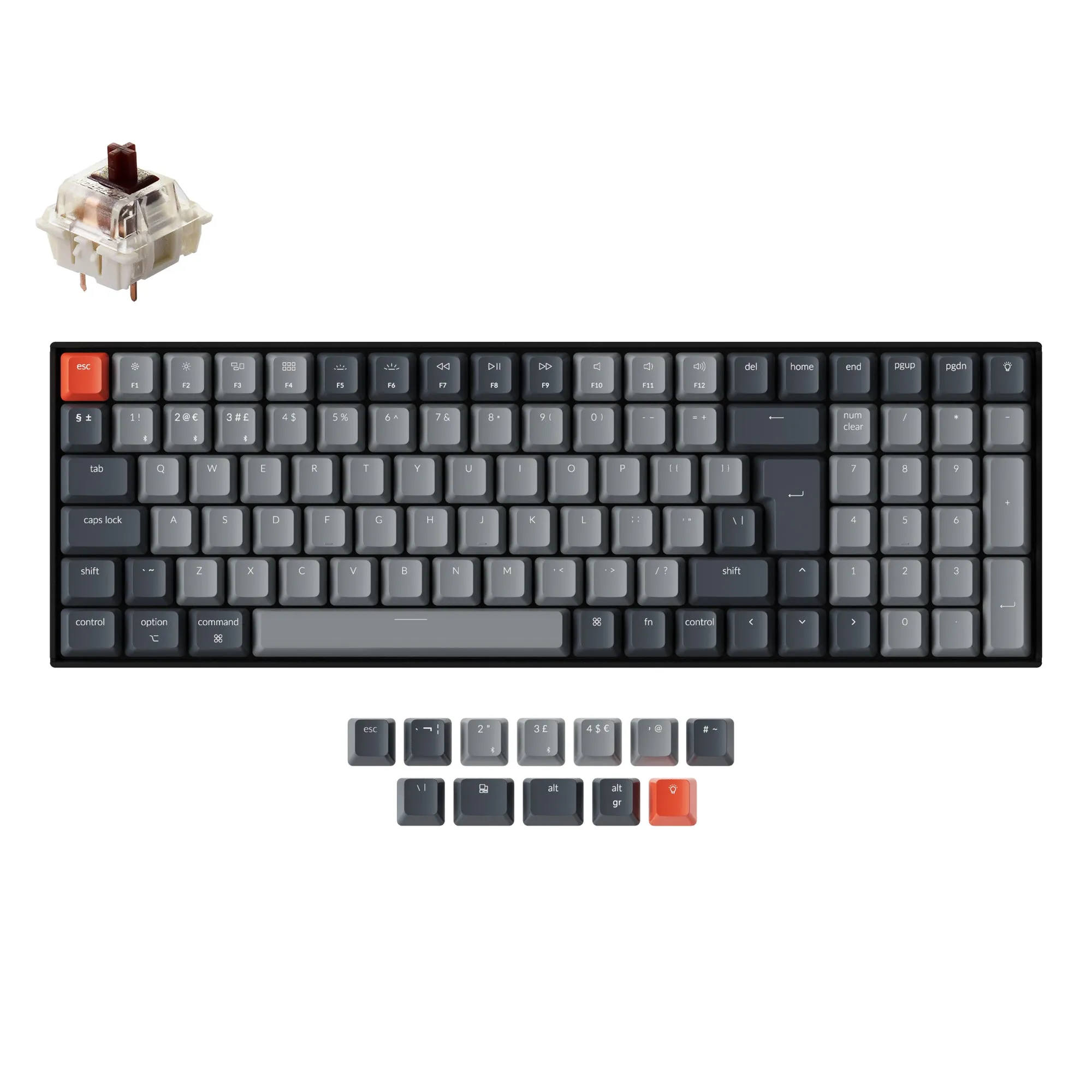 Keychron K4 Wireless Mechanical Keyboard (UK ISO Layout) - Version 2