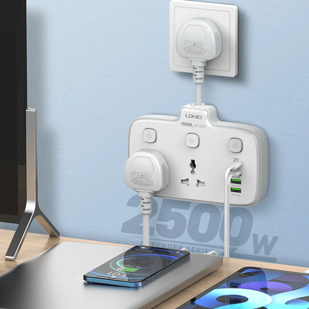 LDNIO Power Expansion Socket with Auto ID