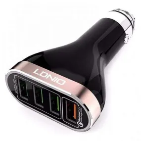 LDNIO USB CAR CHARGER - 4P 6.6A QC