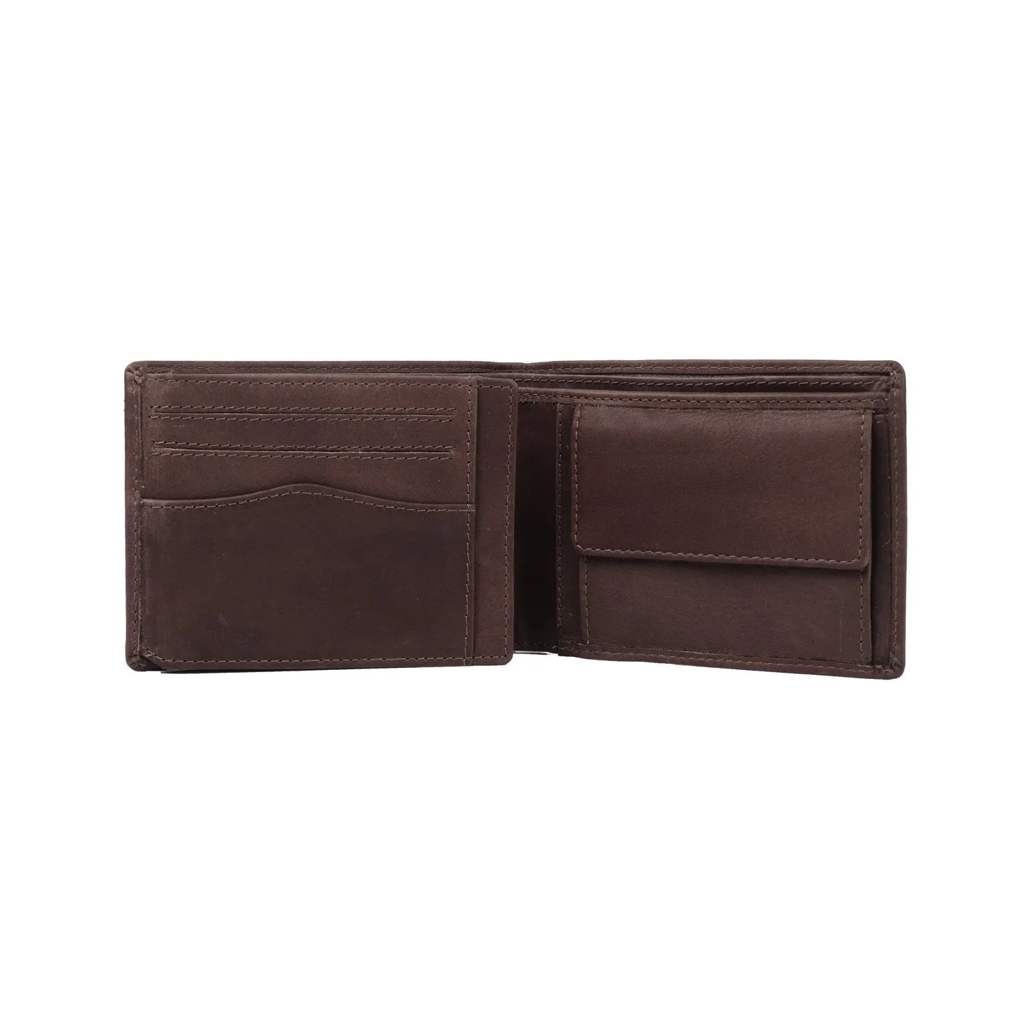 Leather Wallet Brown Timo