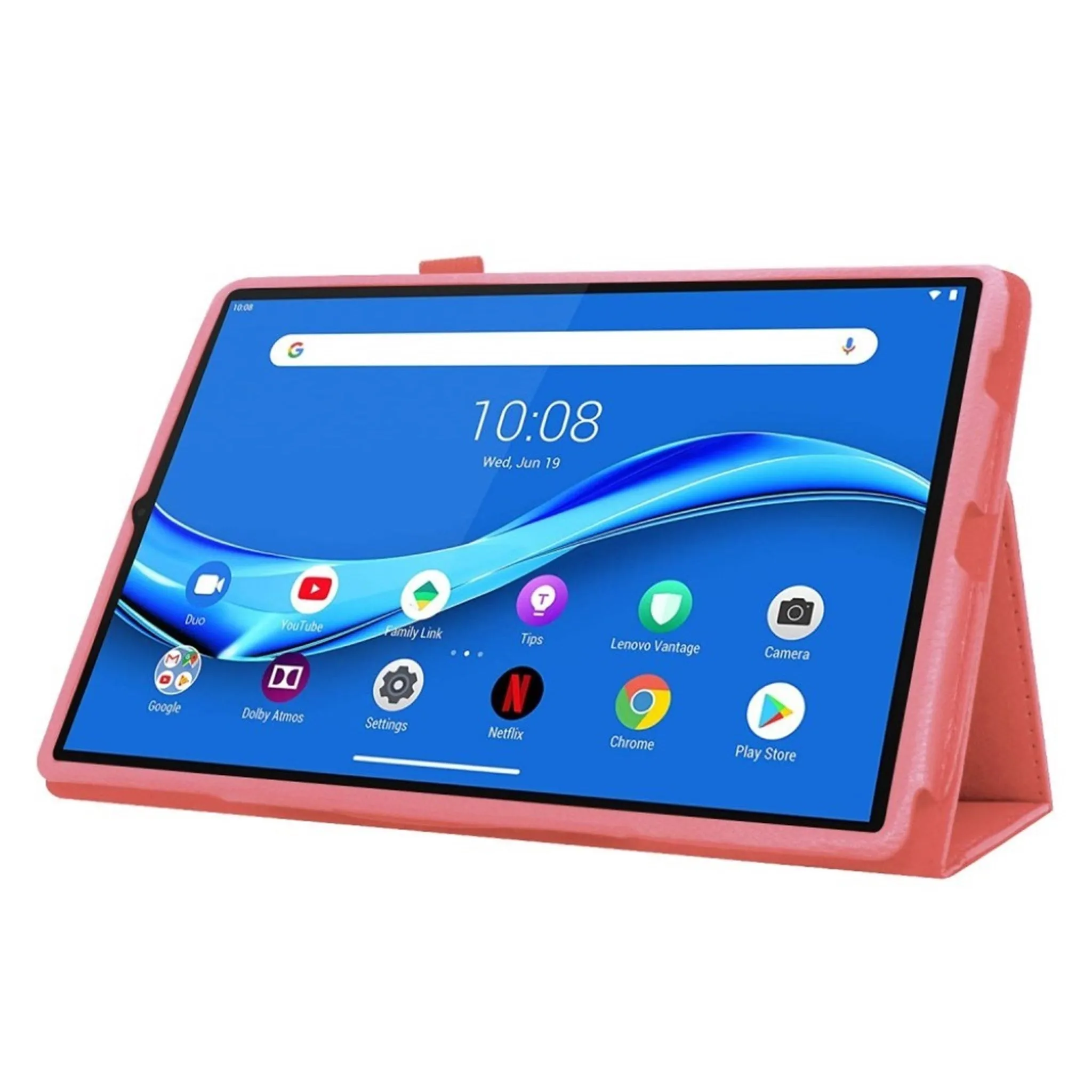 Lenovo Tab M10 HD Gen 2 litchi texture leather case - Pink